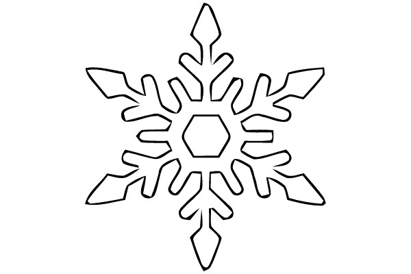 Snowflake Outline