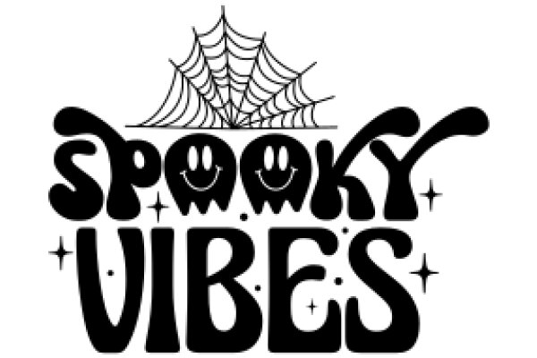 Spooky Vibes: A Halloween-themed logo for a brand or event.