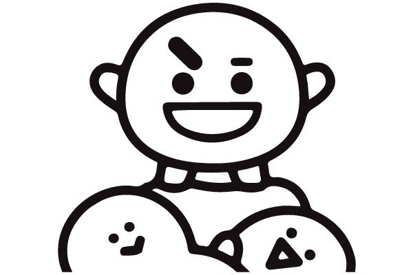 Smiling Cartoon Character