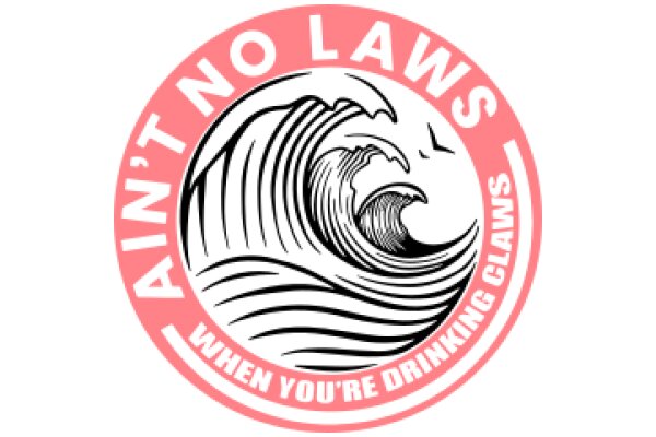 Ain't No Laws When You're Drinking Clams: A Pink and White Logo for a Seafood Brand