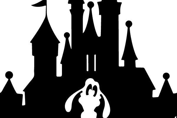 Whimsical Welcome: Pluto's Castle Greeting