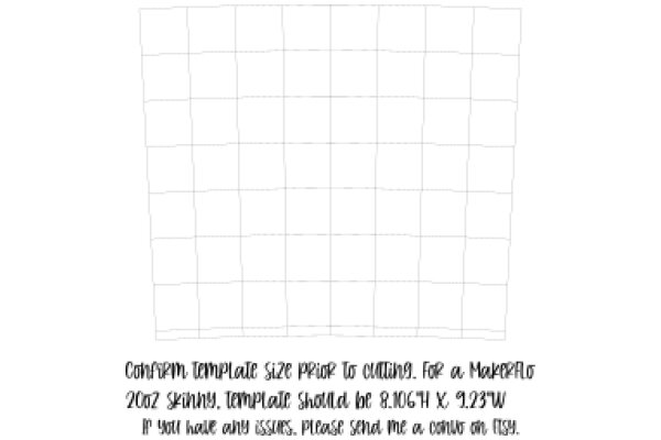 A Blank Grid: A Simple Template for Cutting and Creating