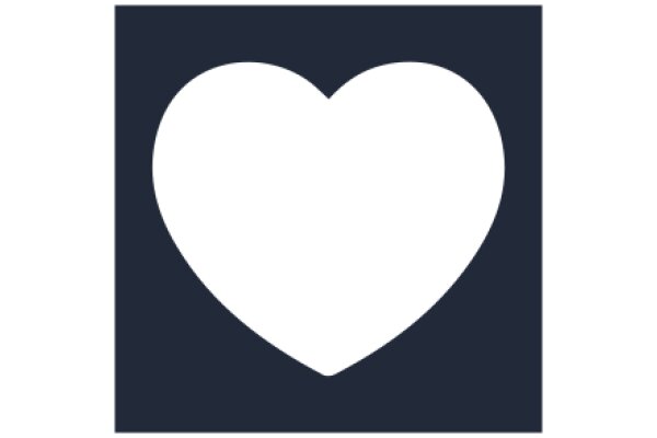 Simplistic Digital Art: A Heart in a Square Frame