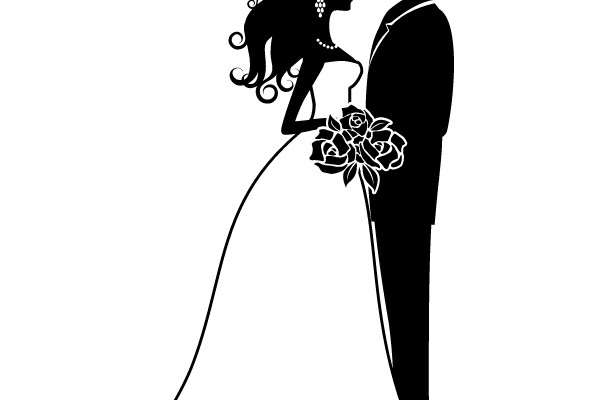 Wedding Silhouette: Love and Unity