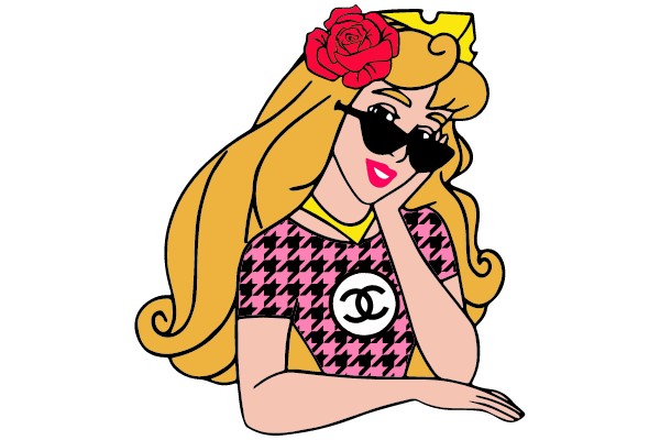 Chic and Cozy: A Fashionable Illustration