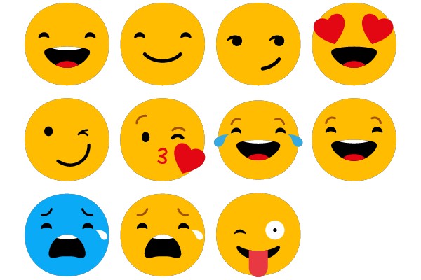 Emoticon Variety: Expressive Facial Expressed Emotions