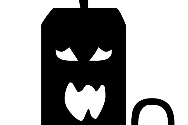 Halloween Candle with Hat and Eye Socket Design