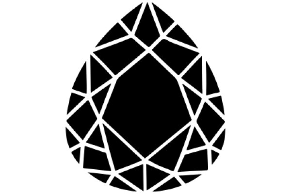 Stylized Geometric Pattern with Color Scheme