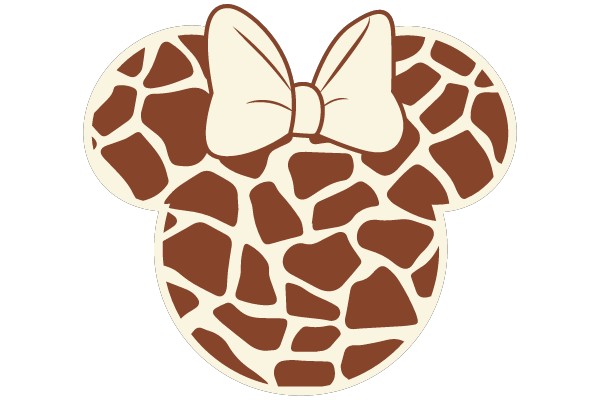 Whimsical Giraffe-Mouse Ears: A Playful Blend of Disney and Animal Print
