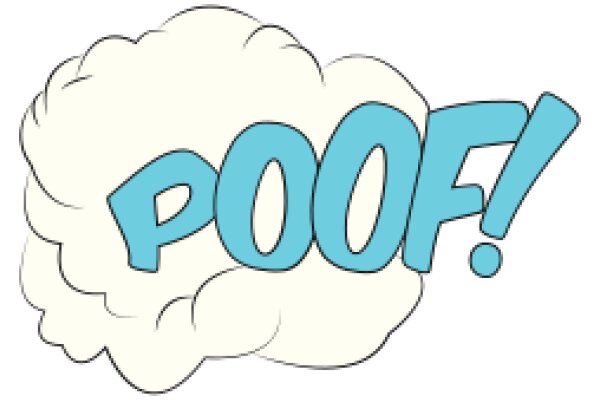 A Playful Take on the Word 'Proof' with a Cartoon Cloud