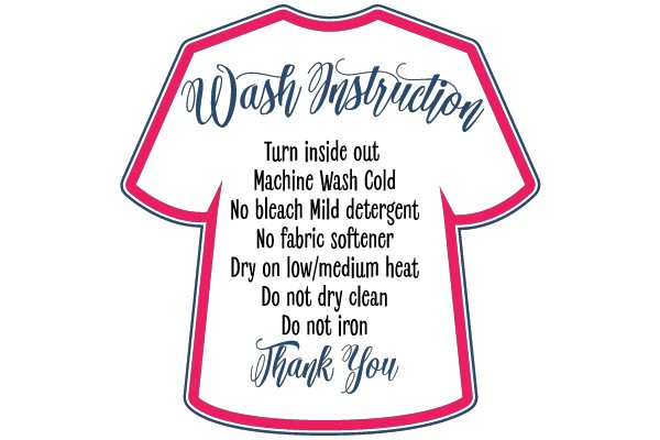 Wash Instructions