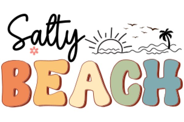 Salt Beach: A Graphic Design Illustration
