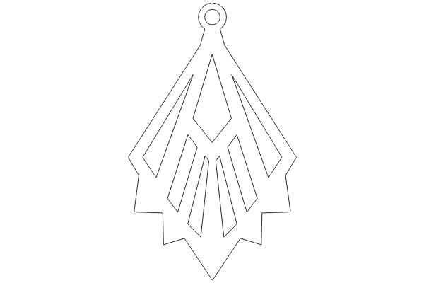 Stylized Geometric Design: A Simplistic yet Elegant Abstract Artwork