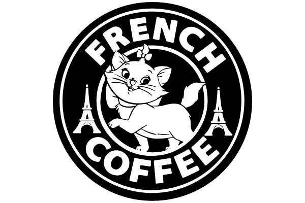 Classic French Coffee Logo: A Blend of Tradition and Whimsy