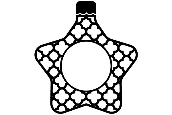 Star-Ornamented Bottle