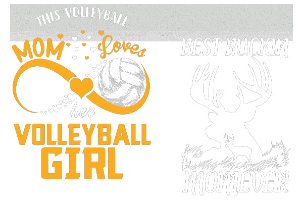 Mom Loves Her Volleyball Girl - Best Buckin' Mom Ever