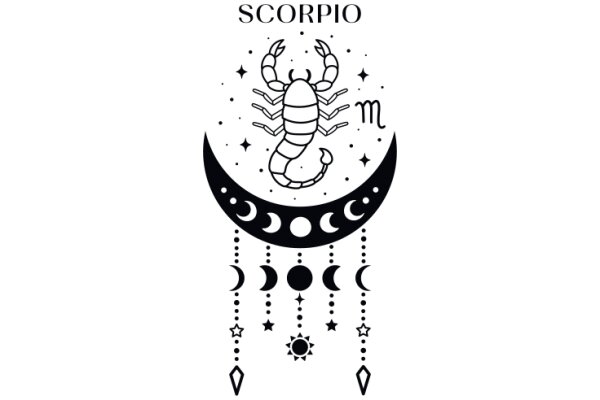 Scorpio Zodiac Sign Tattoo Design
