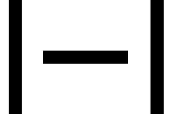 Black Rectangle Inside a Larger Black Square