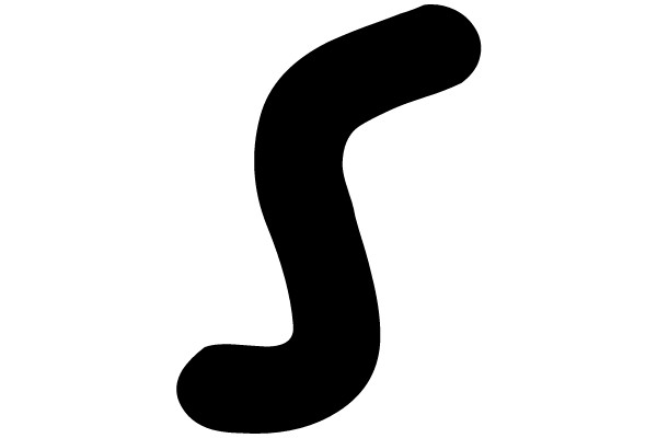 Black Cursive Letter