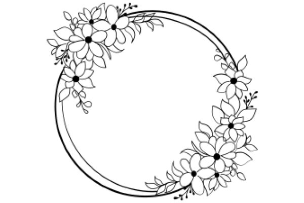 Elegant Floral Design: AFlower Wreath