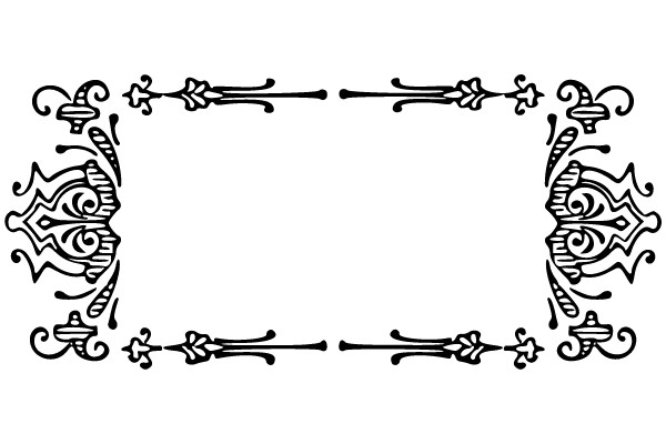 Elegant Vintage Flourish Frame Design