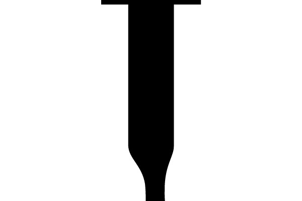 Black 'T' Shape