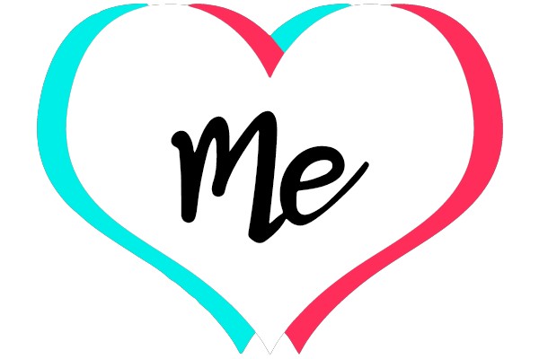 Embracing Me in Heart-Shaped Colors