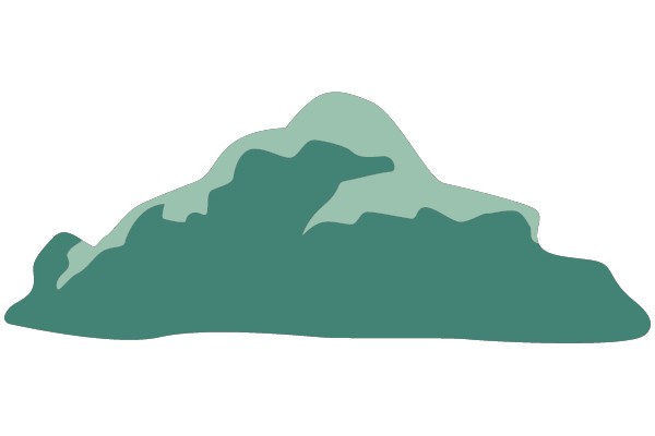 A Digital Illustration of a Mountain