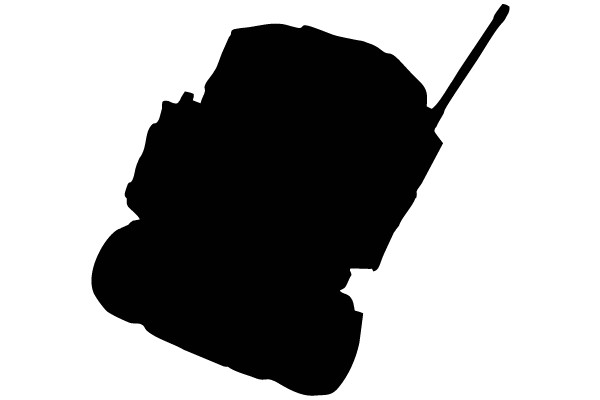 Silhouette of a Radio Transmitter
