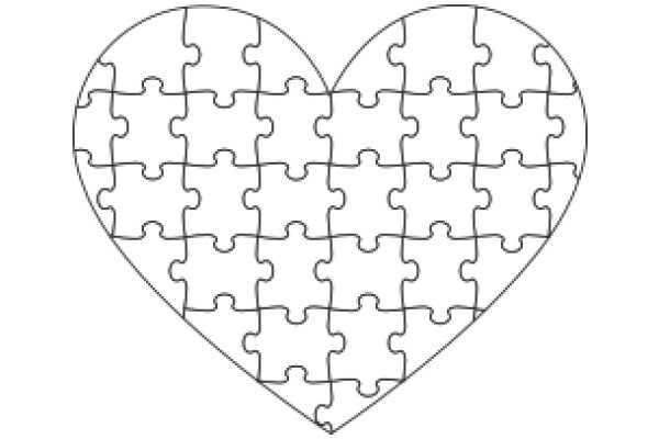 Puzzle of Love: A Heart-Shaped Jigsaw Puzzle