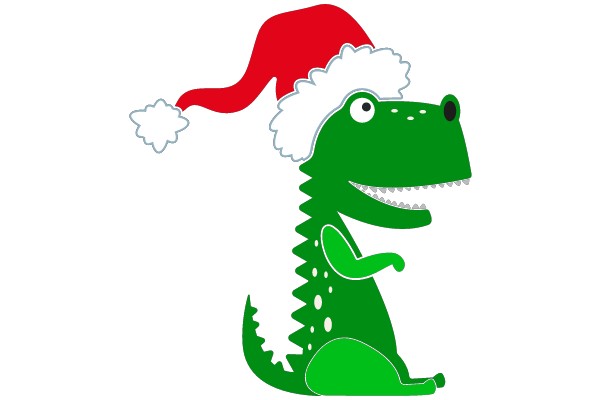 Cool Christmas Crocodile