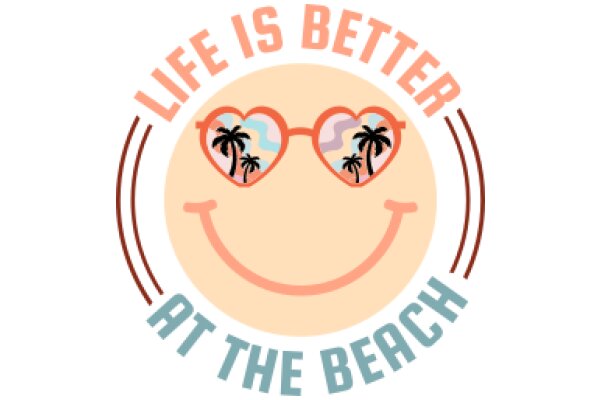 Embrace the Beach Vibes with 'Life is Better at the Beach' Logo