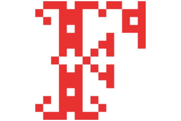 Digital Art: A Pixelated Tribute to the Letter 'T'
