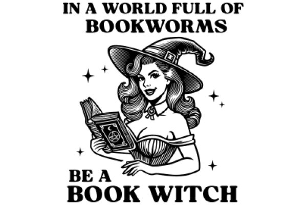 A Whimsical Invitation to the World of Bookworms: Be a Book Witch