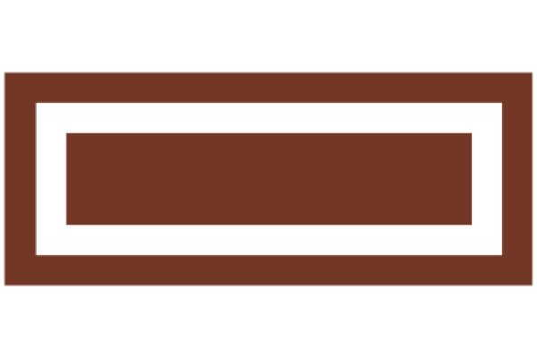 Simplistic Brown Icon on White Background