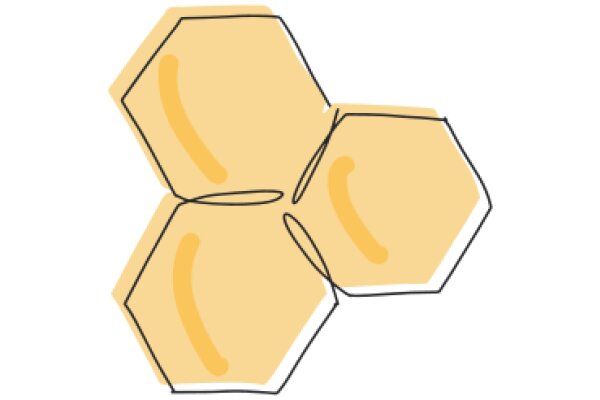 A Simple, Stylized Illustration of a Honeycomb Structure