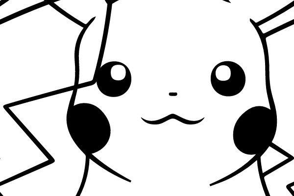 Pikachu Coloring Page