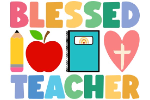Blessed Teacher: A Colorful Celebration of Education and Faith