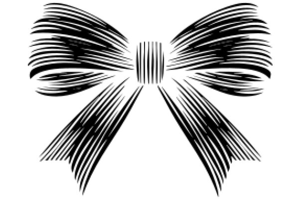 Stylized Bow with Ribbon Design