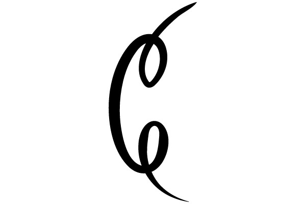 Cursive Letter 'C'