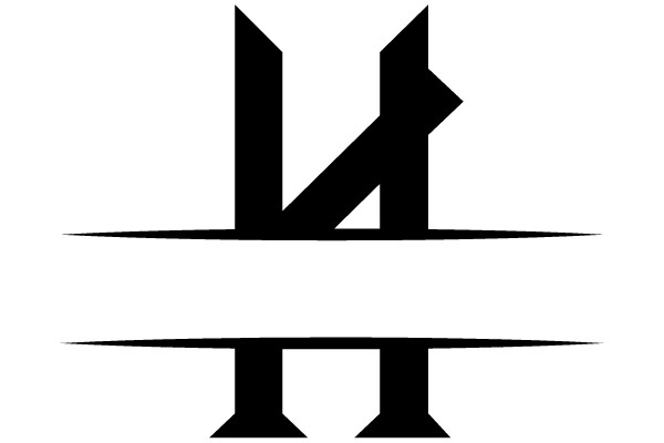 Symmetrical Black Shapes