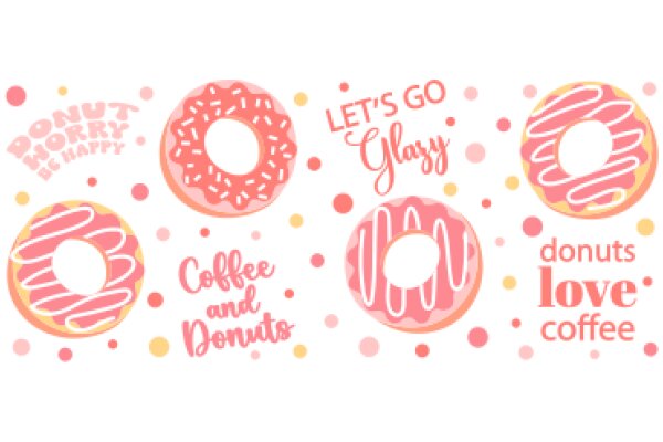 A Delightful Collection of Donuts and Coffee, Ready for a Sweet Escape!