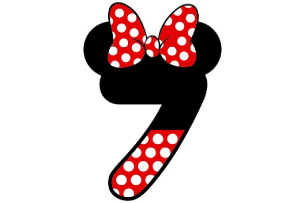 Stylish Minnie Mouse Logo with a Pop of Color