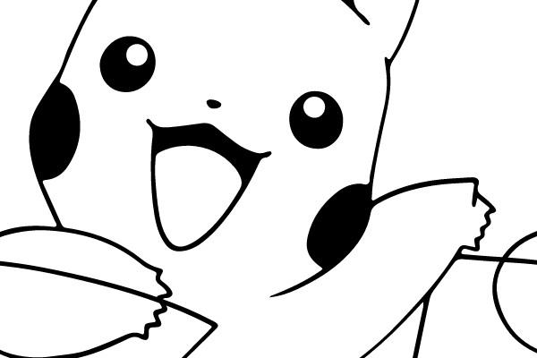 Pikachu Coloring Page