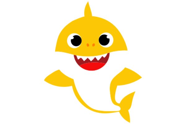 A Friendly Yellow Cartoon Character with a Big Smile and a Red Mouth.