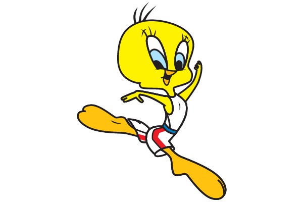 Tweety Bird in Motion