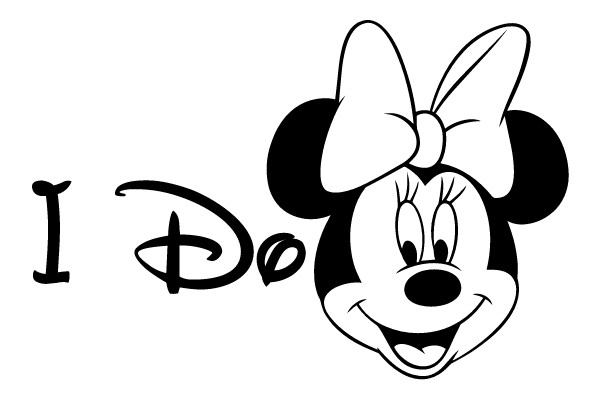 Mickey Mouse Head with Disney Logo
