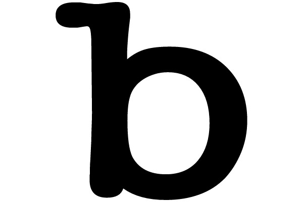 Bold Black Letter 'B'