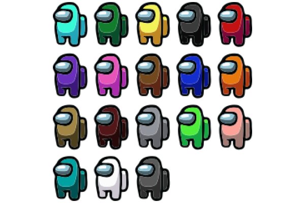 A Collection of Colorful Cartoon Creatures