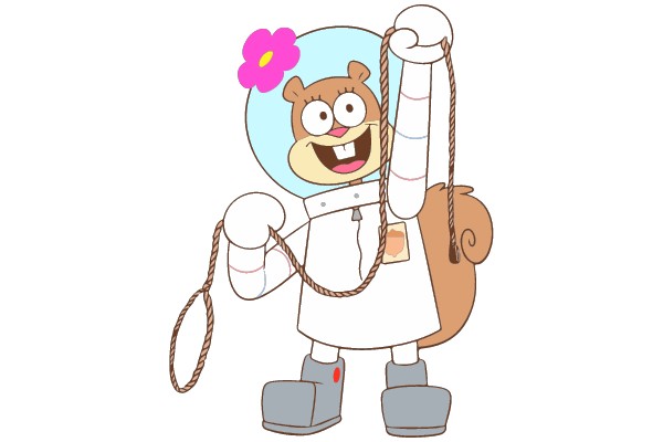 Sassy Squirrel Astronaut